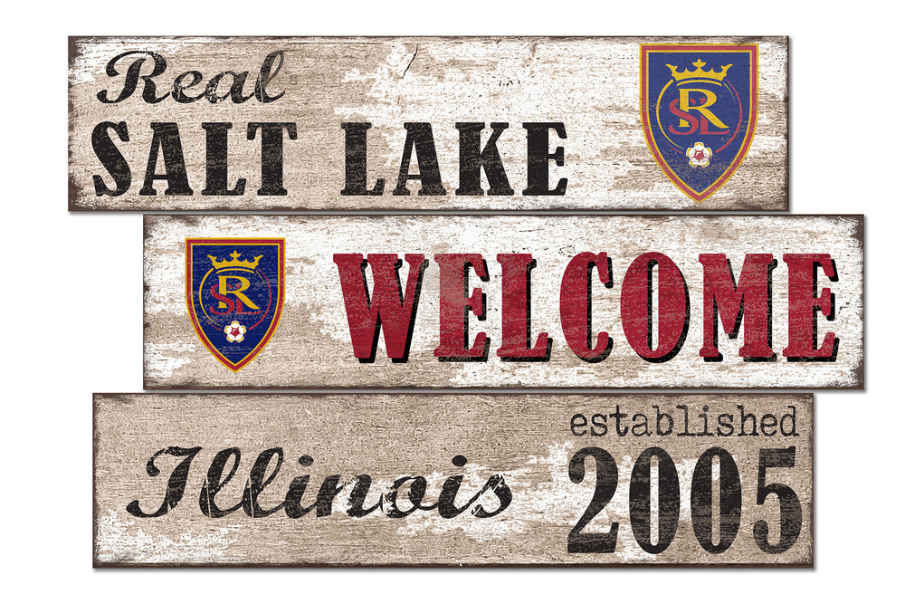 Wholesale MLS1027-Welcome 3 Plank / S1027-Real Salt Lake