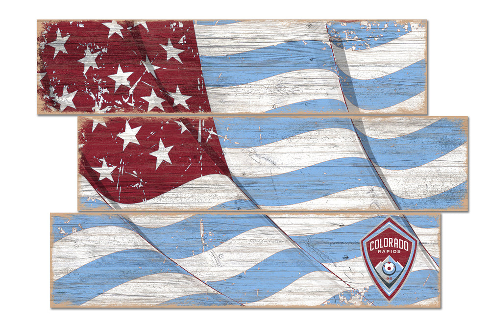 Wholesale MLS1028-Flag 3 Plank / S1028-Colorado Rapids