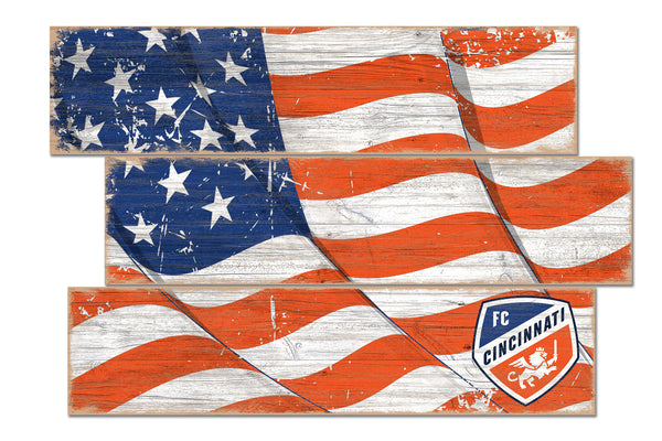 Wholesale MLS1028-Flag 3 Plank / S1028-FC Cincinnati