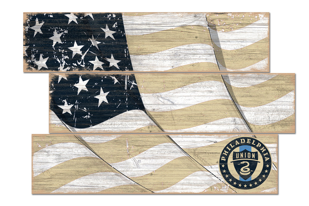 Wholesale MLS1028-Flag 3 Plank / S1028-Philadelphia Union