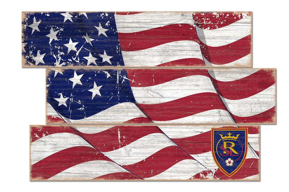 Wholesale MLS1028-Flag 3 Plank / S1028-Real Salt Lake