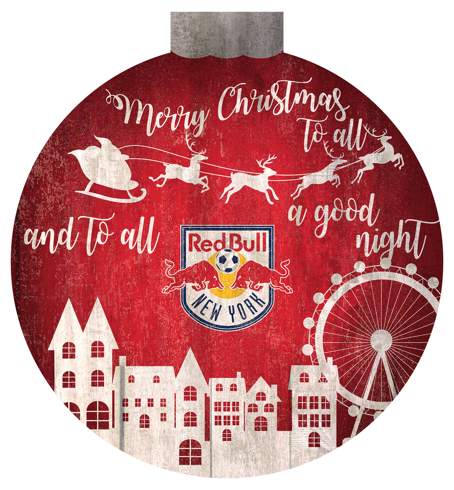 Wholesale MLS1033-Santa Village 12 in Wall Art / S1033-New York Red Bulls