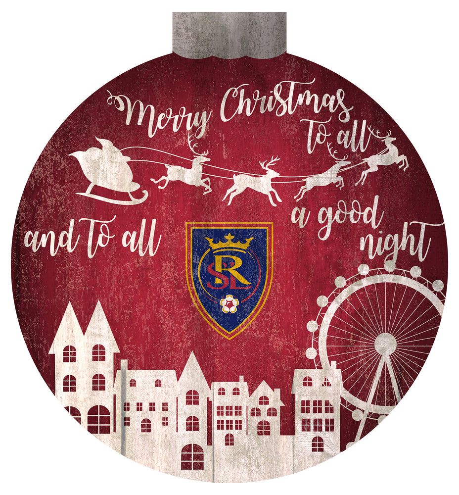 Wholesale MLS1033-Santa Village 12 in Wall Art / S1033-Real Salt Lake