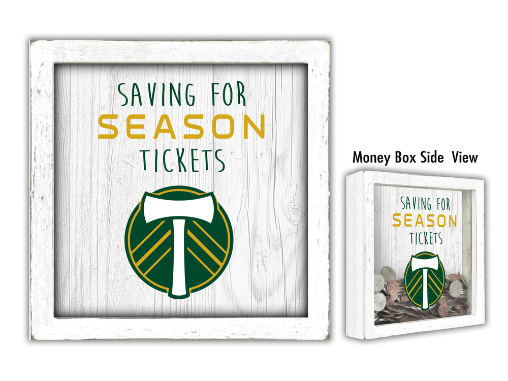 Wholesale MLS1059-Season Tickets Money Box / S1059-Portland Timbers