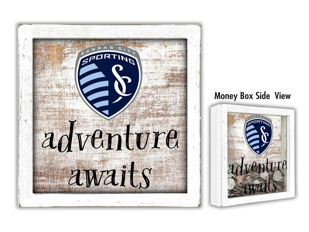 Wholesale MLS1061-Adventure Awaits Money Box / S1061-Sporting KC