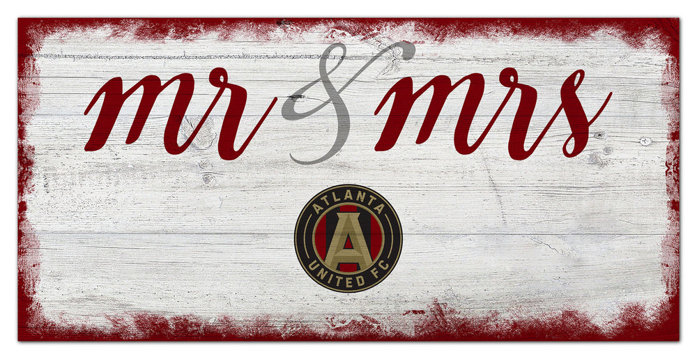 Wholesale MLS1074-Mr Mrs Script 6x12 / S1074-Atlanta United