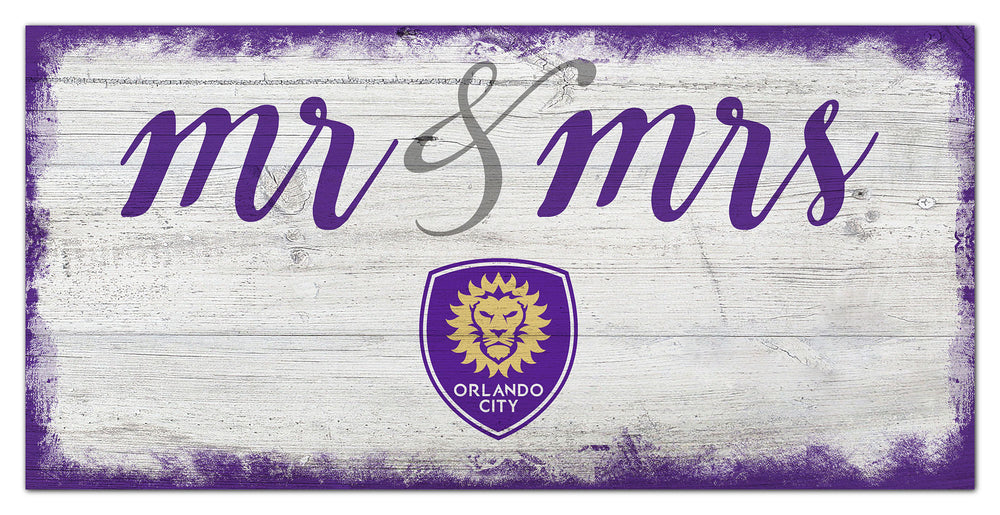 Wholesale MLS1074-Mr Mrs Script 6x12 / S1074-Orlando City