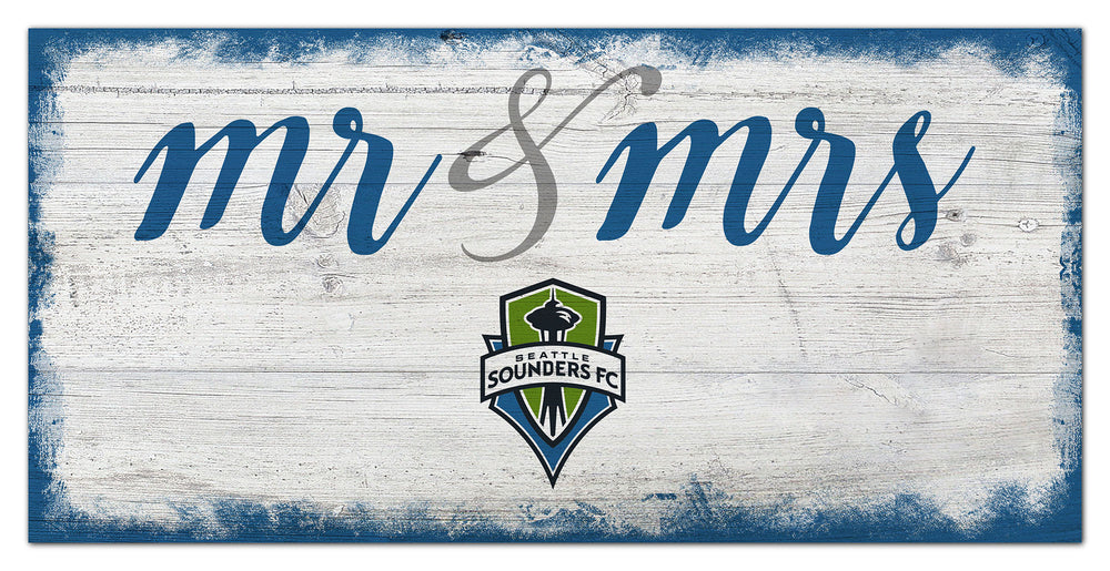 Wholesale MLS1074-Mr Mrs Script 6x12 / S1074-Seattle Sounders