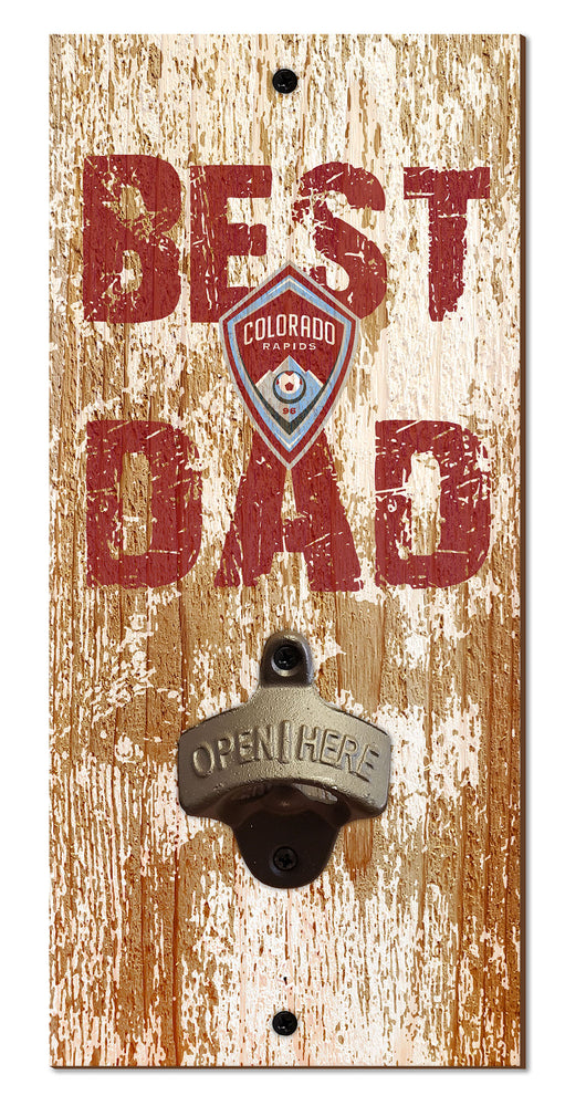 Wholesale MLS1077-Best Dad Bottle Opener / S1077-Colorado Rapids