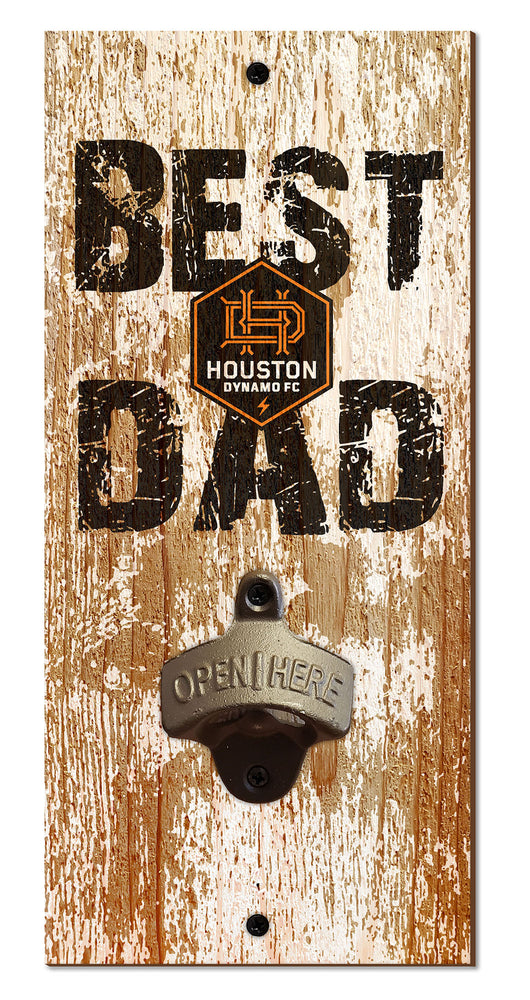 Wholesale MLS1077-Best Dad Bottle Opener / S1077-Houston Dynamo