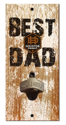 Wholesale MLS1077-Best Dad Bottle Opener / S1077-Houston Dynamo