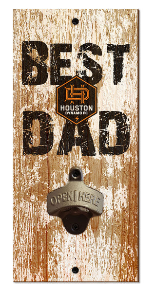 Wholesale MLS1077-Best Dad Bottle Opener / S1077-Houston Dynamo