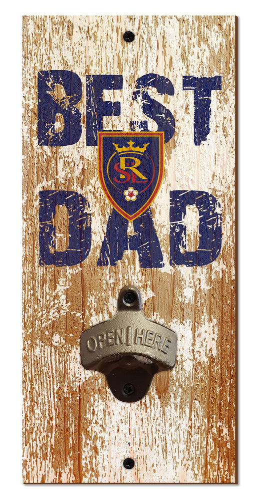 Wholesale MLS1077-Best Dad Bottle Opener / S1077-Real Salt Lake