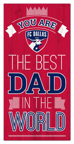 Wholesale MLS1079-Best Dad in World 6x12 / S1079-FC Dallas