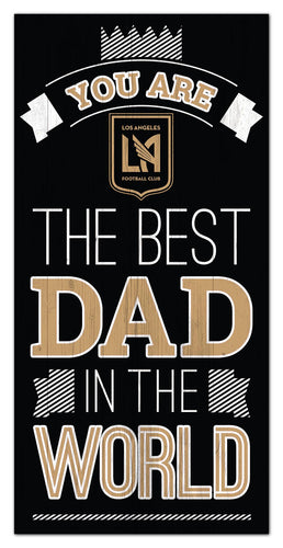 Wholesale MLS1079-Best Dad in World 6x12 / S1079-Los Angeles Football Club