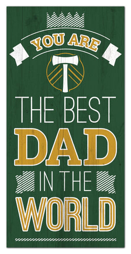 Wholesale MLS1079-Best Dad in World 6x12 / S1079-Portland Timbers