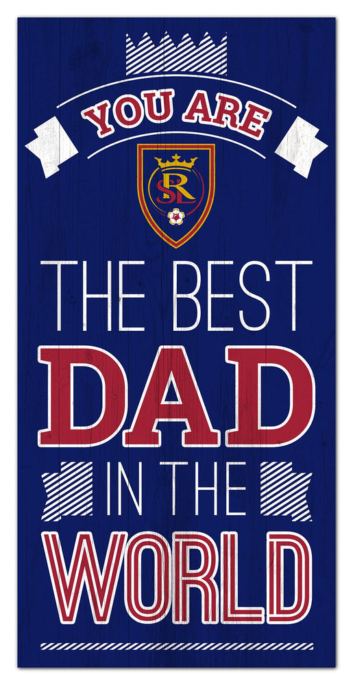 Wholesale MLS1079-Best Dad in World 6x12 / S1079-Real Salt Lake