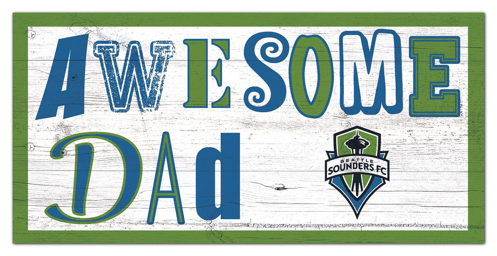 Wholesale MLS2018-Awesome Dad 6x12 / S2018-Seattle Sounders