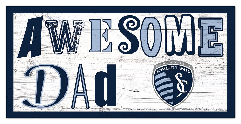 Wholesale MLS2018-Awesome Dad 6x12 / S2018-Sporting Kansas City