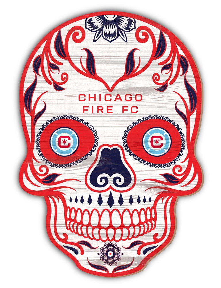 Wholesale MLS2044-Sugar Skull 12in / S2044-Chicago Fire