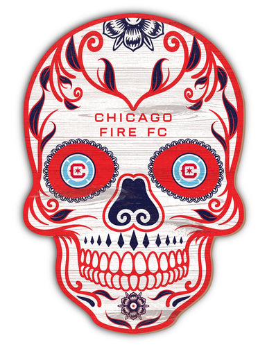 Wholesale MLS2044-Sugar Skull 12in / S2044-Chicago Fire