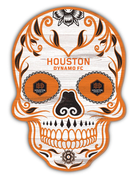 Wholesale MLS2044-Sugar Skull 12in / S2044-Houston Dynamo