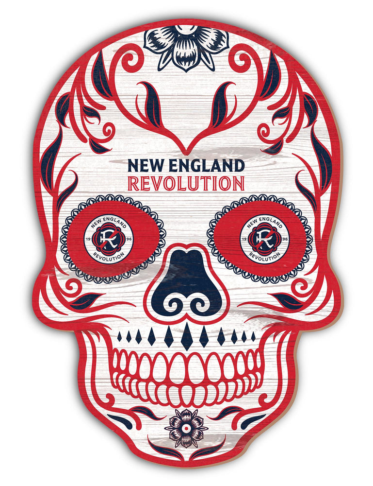 Wholesale MLS2044-Sugar Skull 12in / S2044-New England Revolution