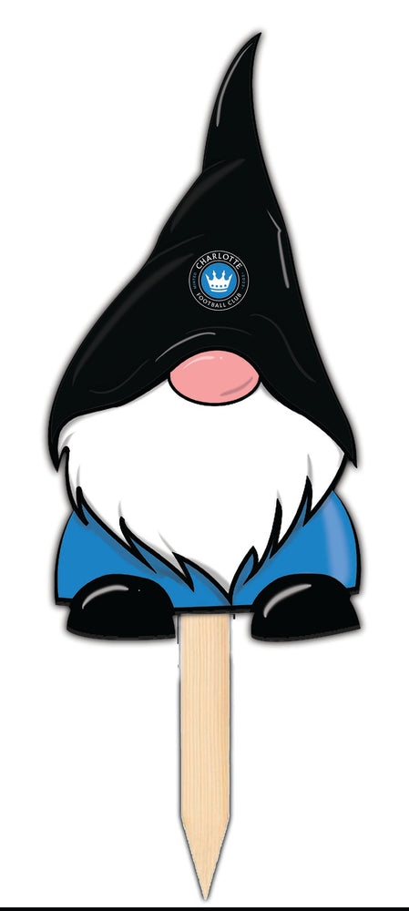 Wholesale S2100-Gnome Yard Stake 12in / S2100-Charlotte FC