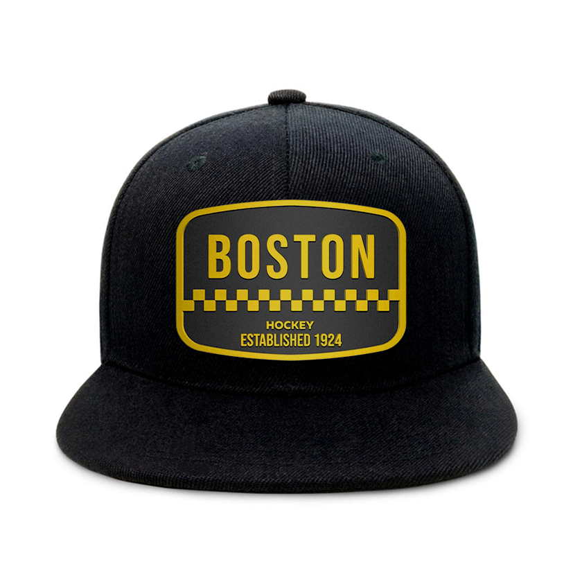 Boston Hockey - Black - Snapback City Caps