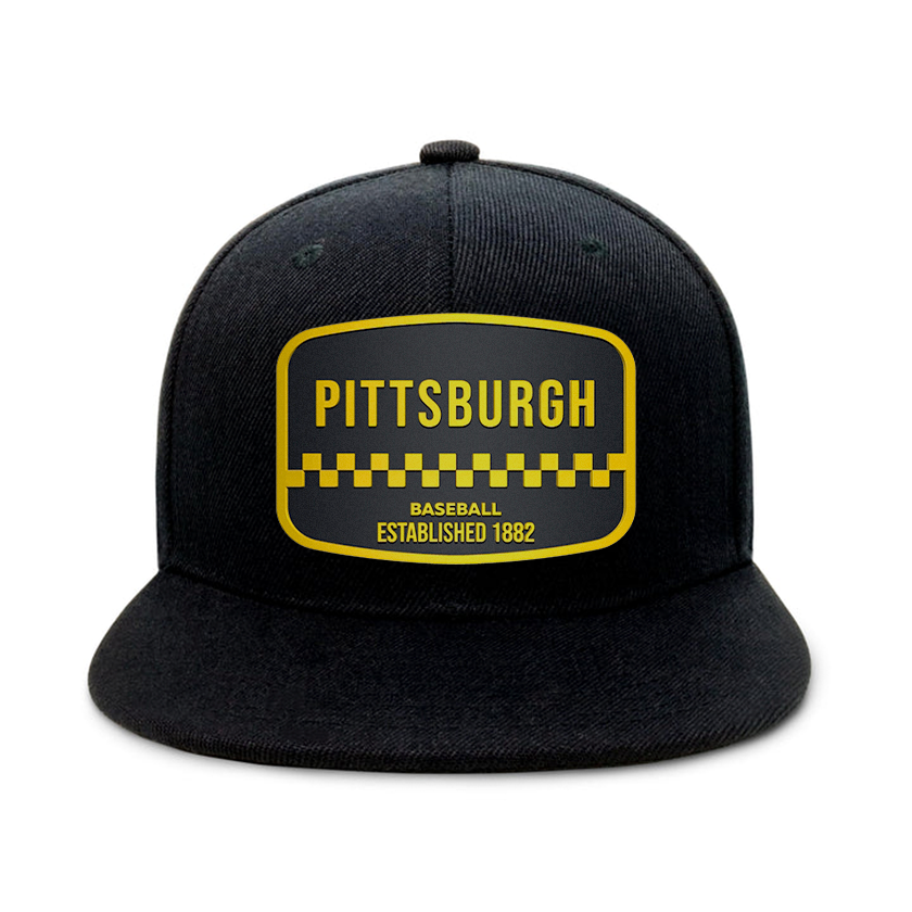 Pittsburgh Baseball - Black - Snapback City Caps