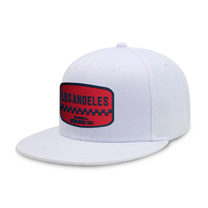 Los Angeles Baseball2 - White - Snapback City Caps