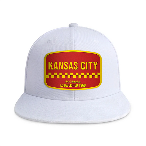 Kansas City Football - White - Snapback City Caps