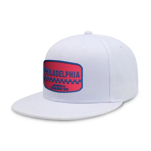 Philadelphia Basketball - White - Snapback City Caps