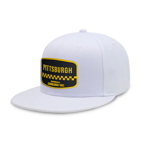 Pittsburgh Baseball - White - Snapback City Caps