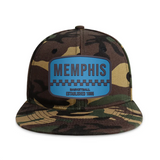 Memphis Basketball - Wood Camo - Snapback City Caps