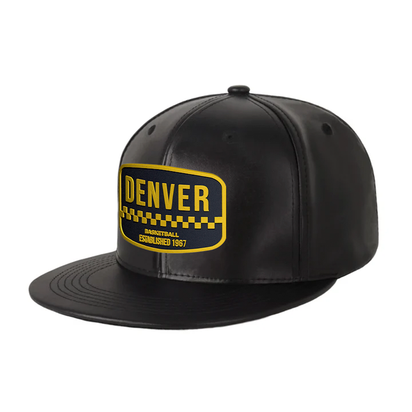 Denver Basketball - PU Leather - Snapback City Caps