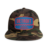 Detroit Basketball - Wood Camo - Snapback City Caps