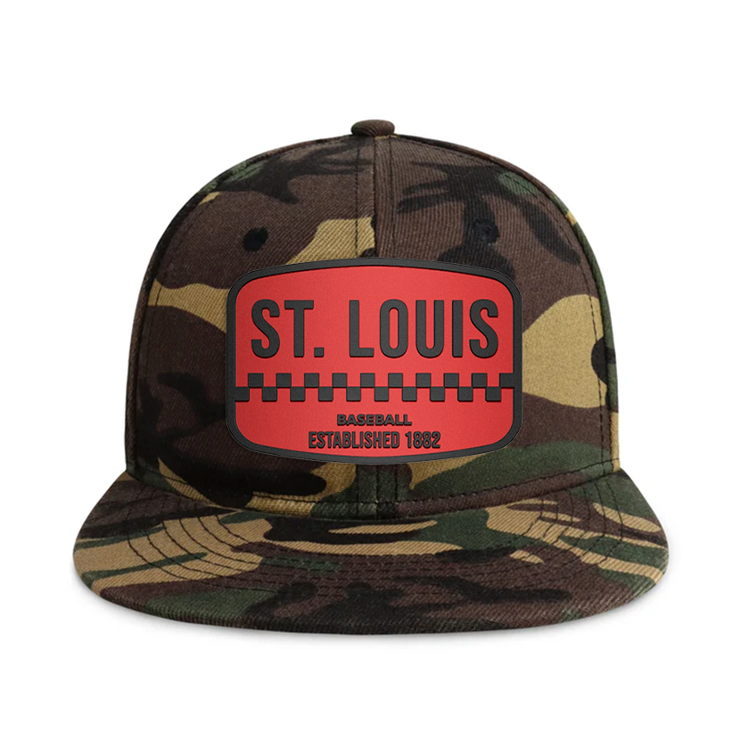St. Louis Baseball - Wood Camo - Snapback City Caps