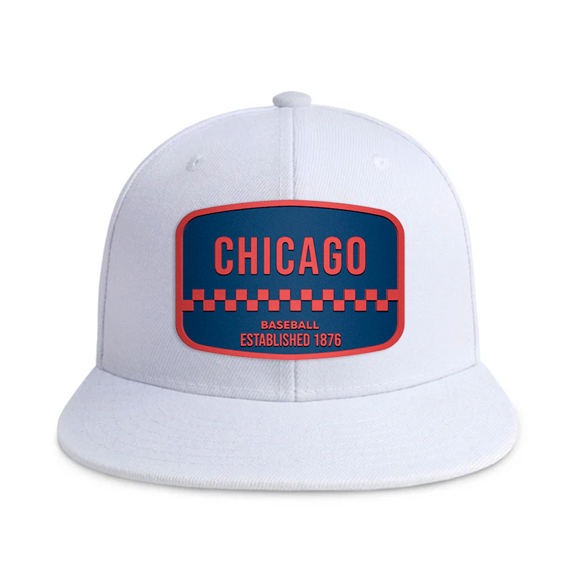 Chicago Baseball1 - White - Snapback City Caps