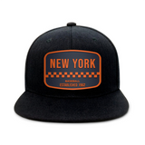 New York Baseball2 - Black - Snapback City Caps