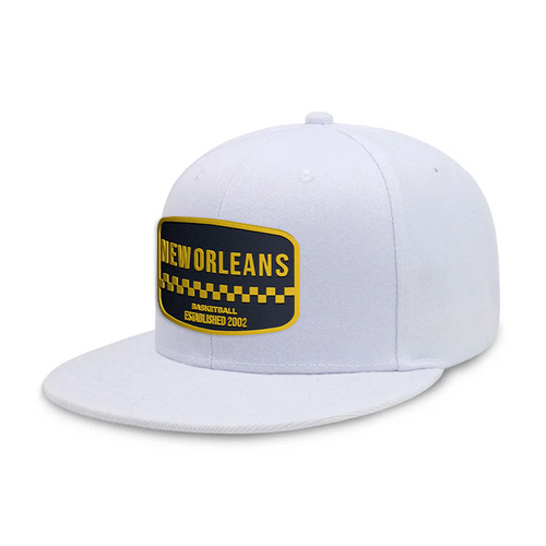 New Orleans Basketball - White - Snapback City Caps