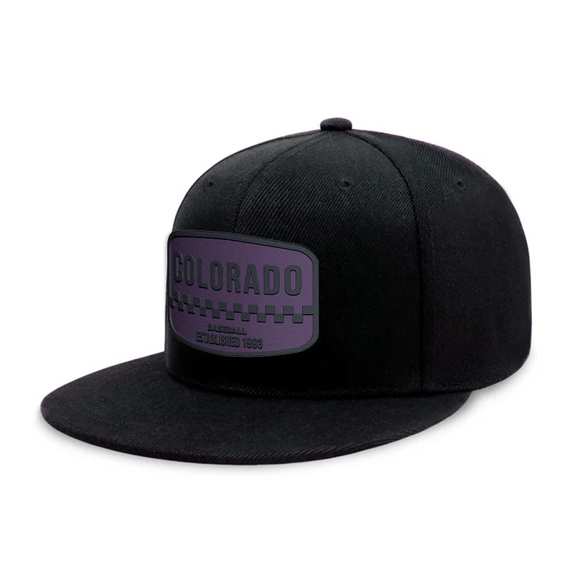 Colorado Baseball - Black - Snapback City Caps