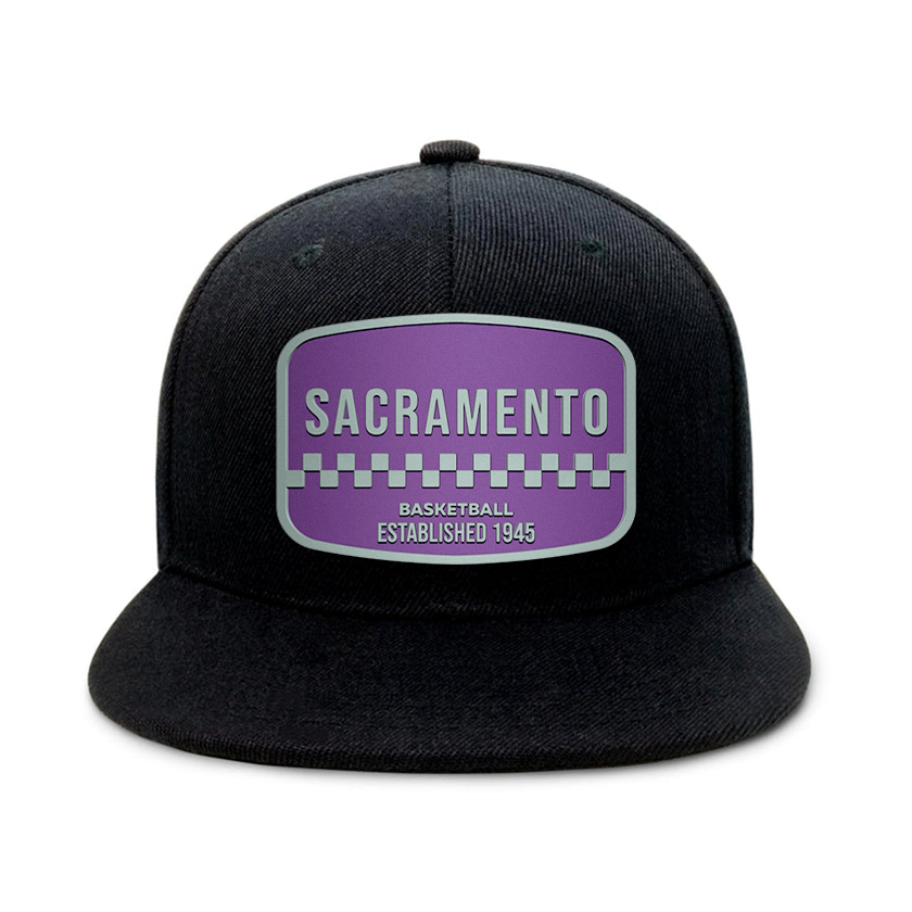 Sacramento Basketball - Black - Snapback City Caps