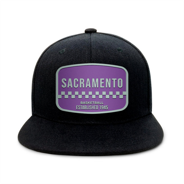 Sacramento Basketball - Black - Snapback City Caps