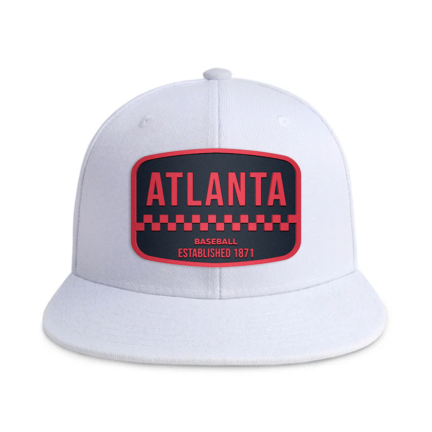 Atlanta Baseball - White - Snapback City Caps