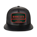 Minnesota Hockey - PU Leather - Snapback City Caps