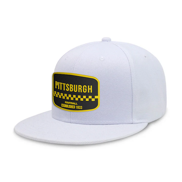 Pittsburgh Football - White - Snapback City Caps