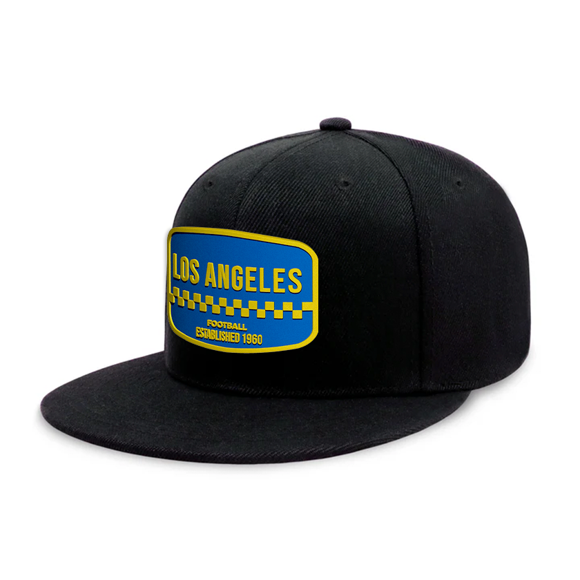 Los Angeles2 Football - Black - Snapback City Caps