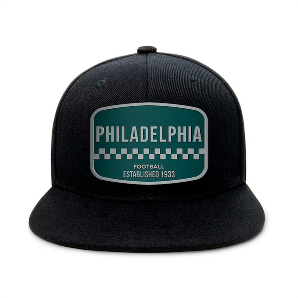 Philadelphia Football - Black - Snapback City Caps