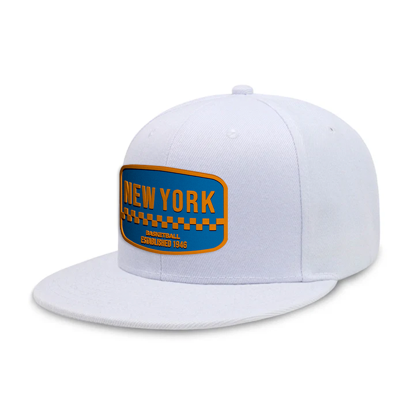 New York Basketball - White - Snapback City Caps